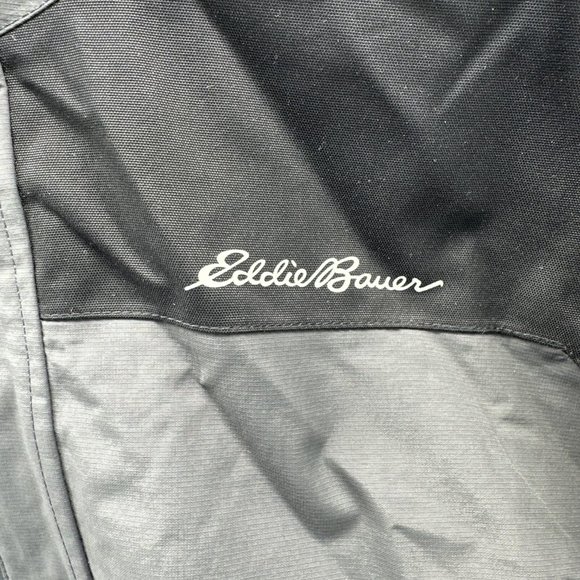 Eddie Bauer Jacket Men Extra Large Adult Gray Full Zip Outdoors Hooded overcoat - Picture 2 of 15